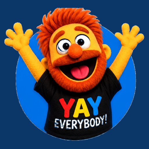Yay Everybody puppet mascot